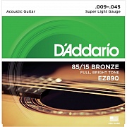 D'ADDARIO EZ890 - струны для акустической гитары, 09-45