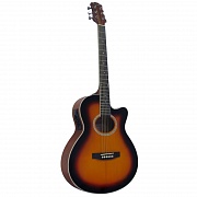 COLOMBO LF-401CEQ SB - электроакустическая гитара типа ФОЛК с вырезом