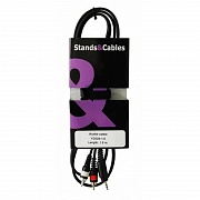 STANDS & CABLES YC-028-1.8 - распаянный соединительный кабель, 1,8м