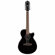 IBANEZ AEG5012 BKH - электроакустическая 12-струнная гитара типа AEG с вырезом