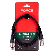 FORCE FMC-14/1 - микрофонный кабель, 1м.