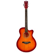 BELUCCI BC4010 SB - акустическая гитара типа ФОЛК 40" с вырезом