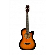 BELUCCI BC3810 SB - акустическая гитара типа ФОЛК 38" с вырезом