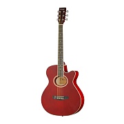 HOMAGE LF-401C-R - акустическая гитара типа ФОЛК с вырезом