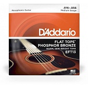 D'ADDARIO EFT13 - струны для акустической резонаторной гитары, 16-56