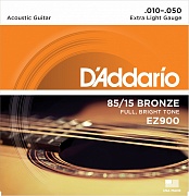D'ADDARIO EZ900 - струны для акустической гитары, 10-50