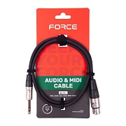 FORCE FMC-15/1 - микрофонный кабель, 1м.