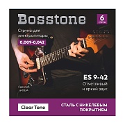 BOSSTONE ES 9-42 - струны для электрогитары, 9-42