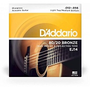 D'ADDARIO EJ14 - струны для акустической гитары, 12-56