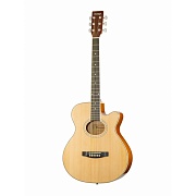 HOMAGE LF-401C-N - акустическая гитара типа ФОЛК с вырезом