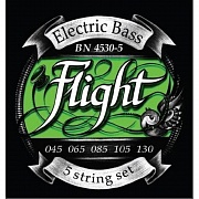 FLIGHT BN4530-5 - струны для 5-ти струнной бас-гитары, 45-130