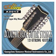 ALICE A2012 - струны акустической 12-струнной гитары, 10-50