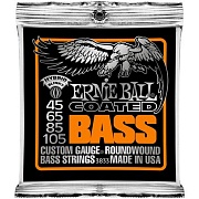 ERNIE BALL 3833 - струны для 4-х струнной бас-гитары, 45-105