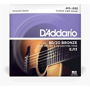 D'ADDARIO EJ13 - струны для акустической гитары, 11-52