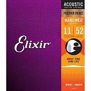 ELIXIR 16027 - струны для акустической гитары, 11-52